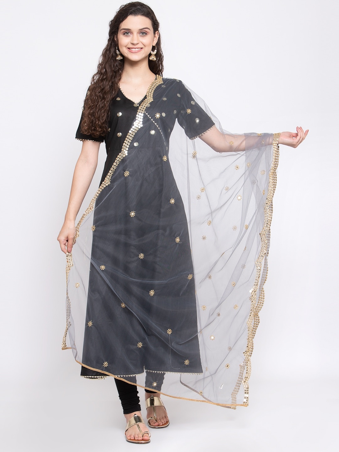 

studio rasa Women Grey Embroidered