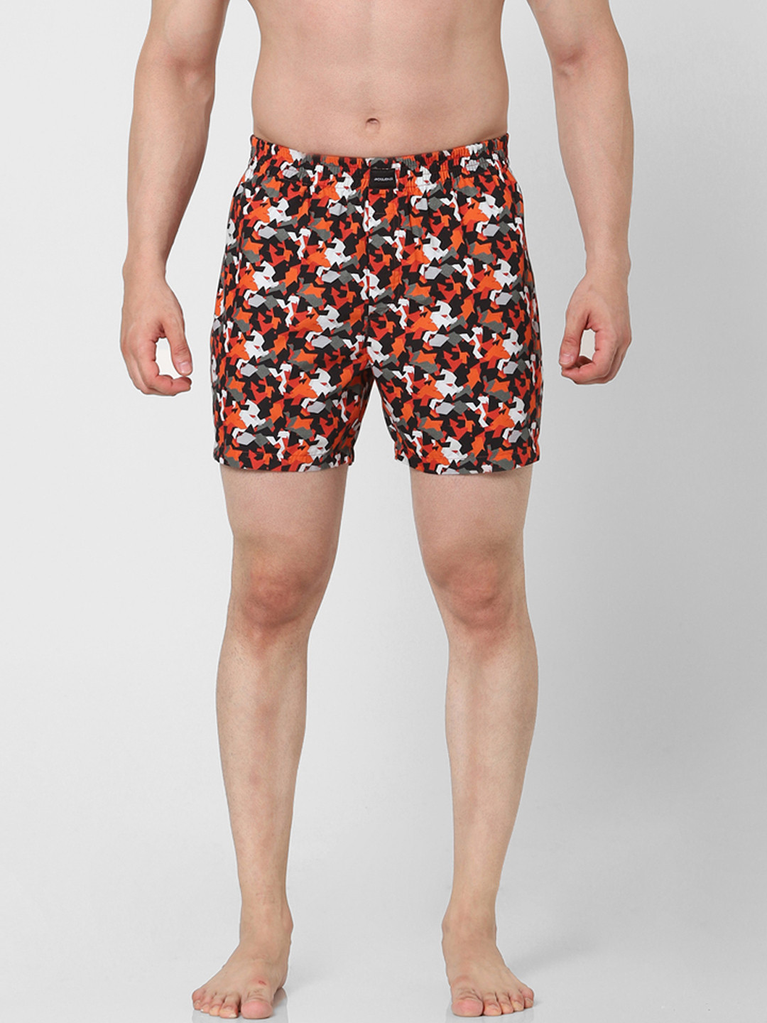 

Jack & Jones Men Multicoloured Printed Pure Cotton Boxers 2364230001, Multi
