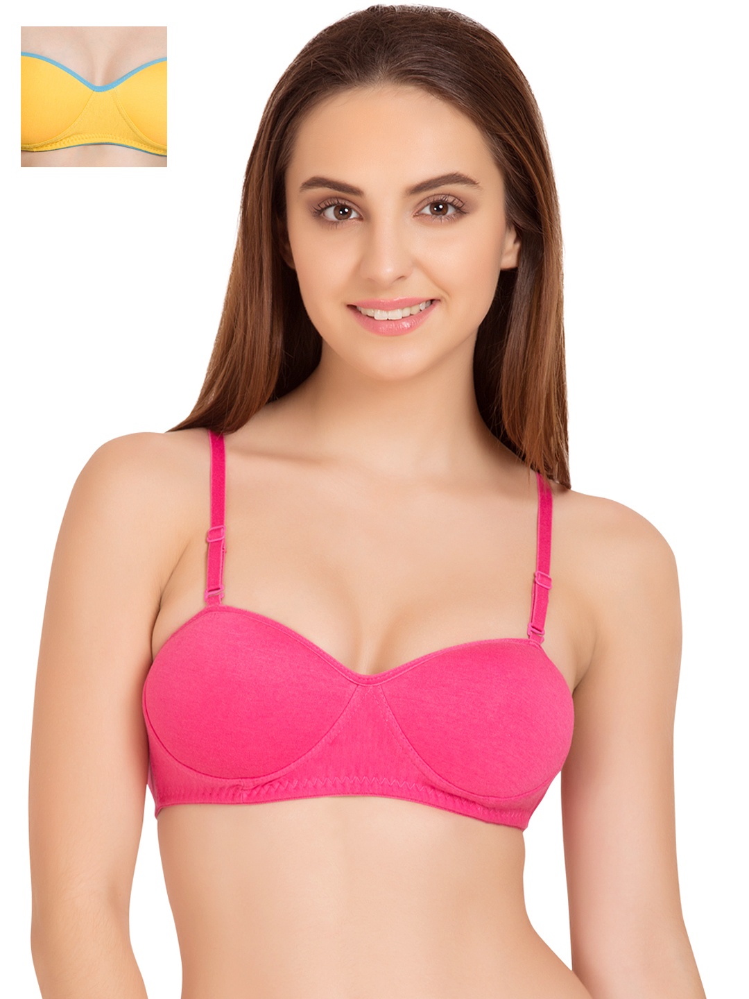 

Tweens Pack of 2 T-Shirt Bras TW1201, Pink
