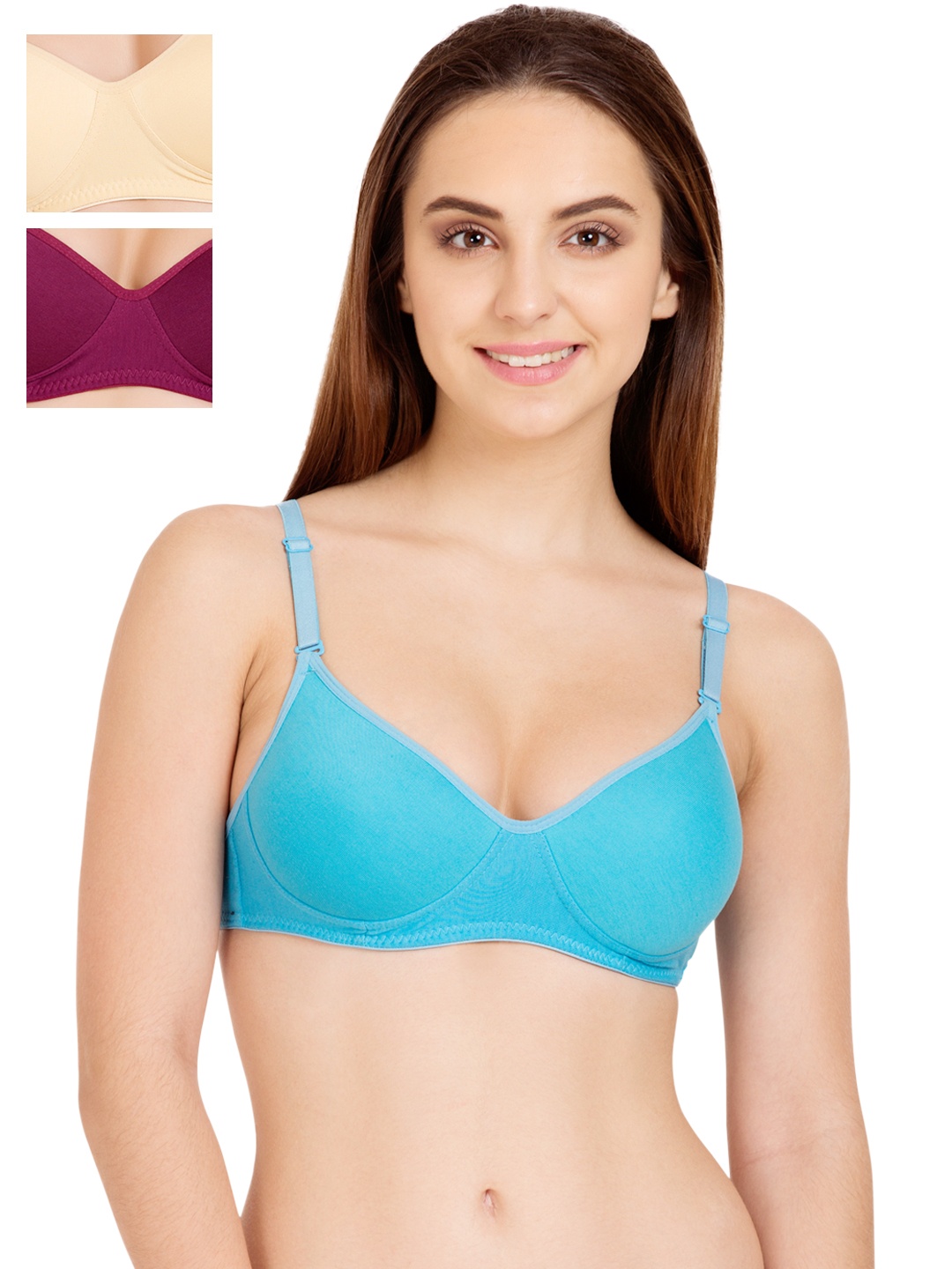 

Tweens Pack of 3 T-shirt Bras TW1301, Beige