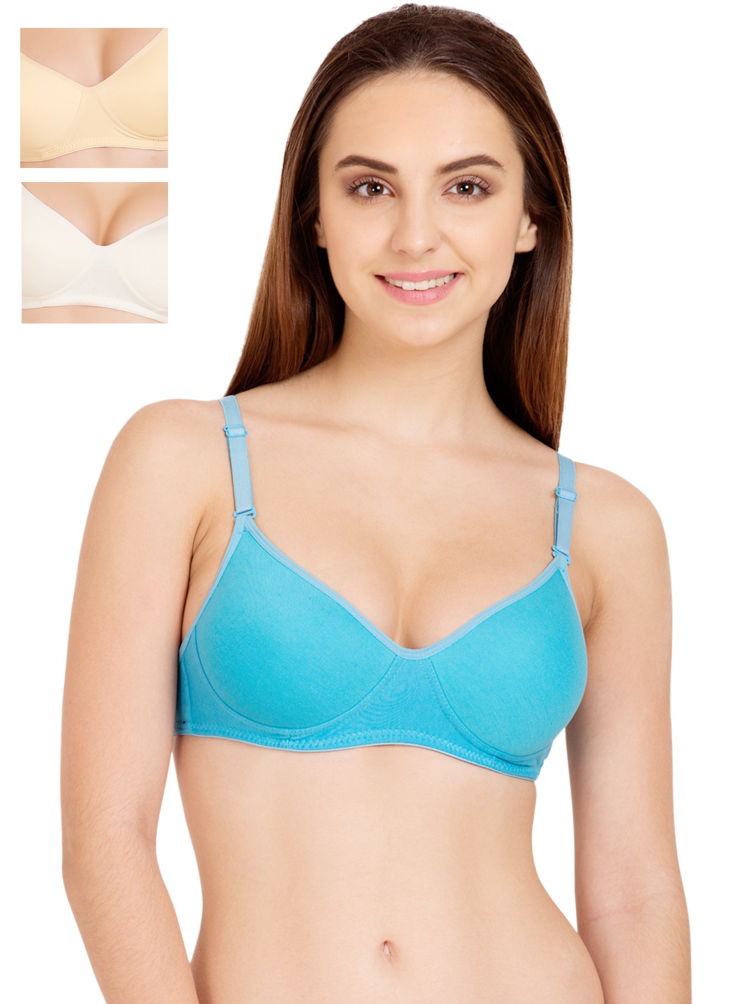

Tweens Pack of 3 T-shirt Bras TW1301, Nude