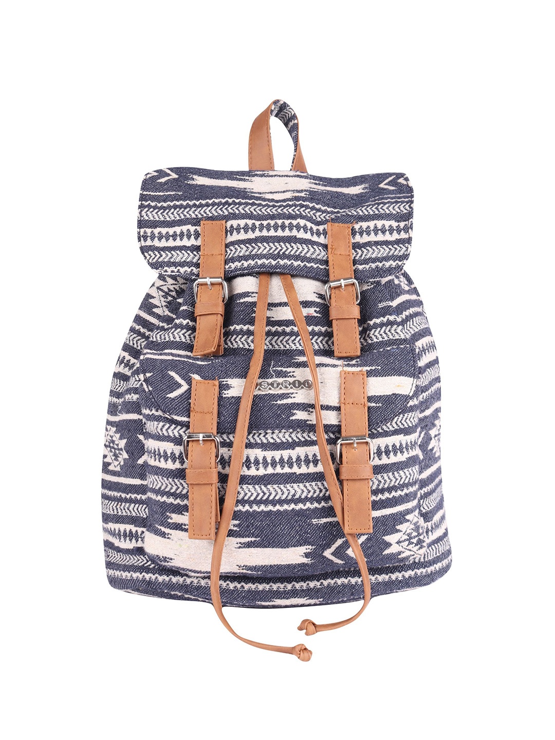 

ASTRID Girls Black & White Cotton Backpack