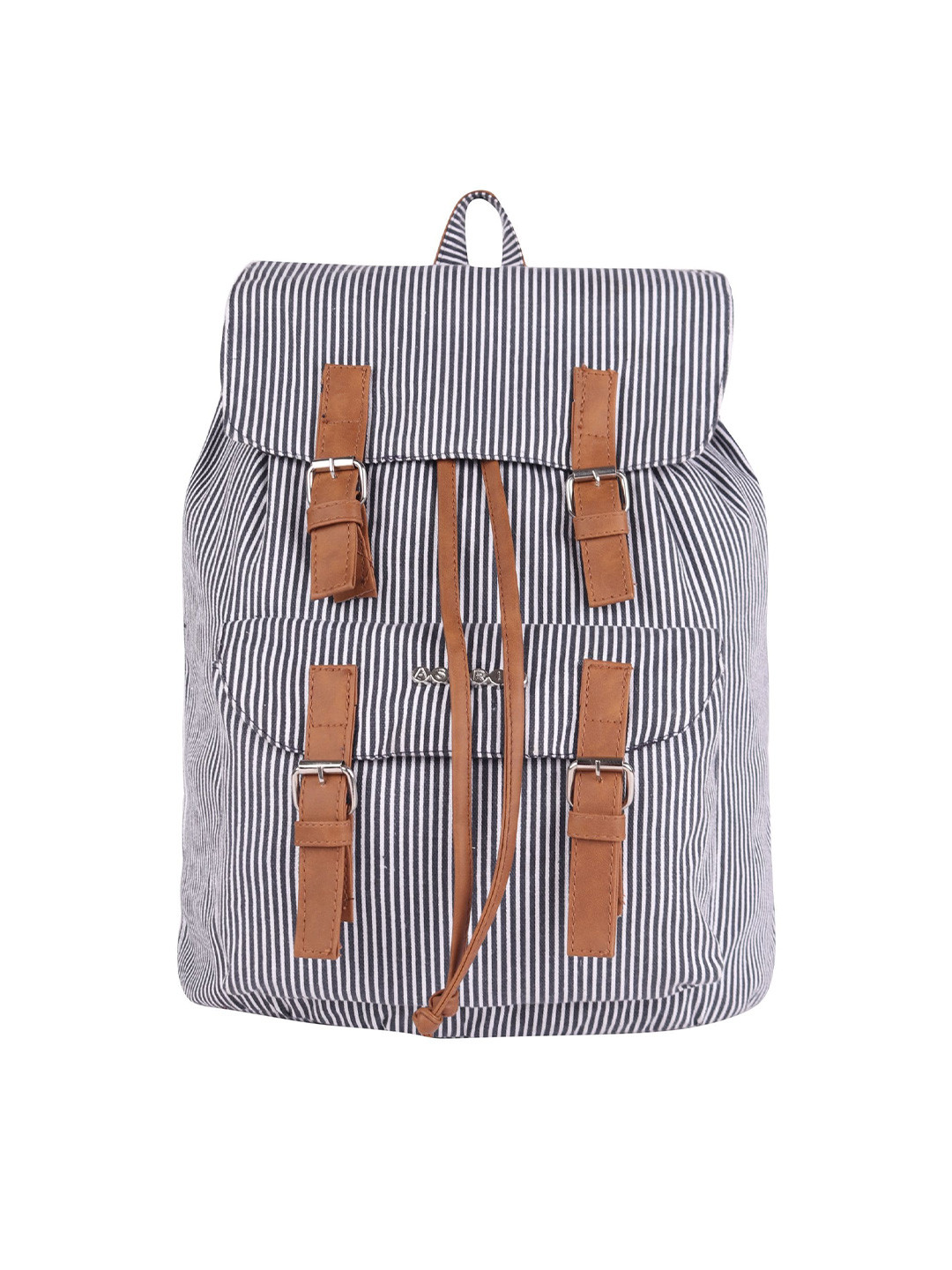 

ASTRID Girls Grey & White Striped Backpack