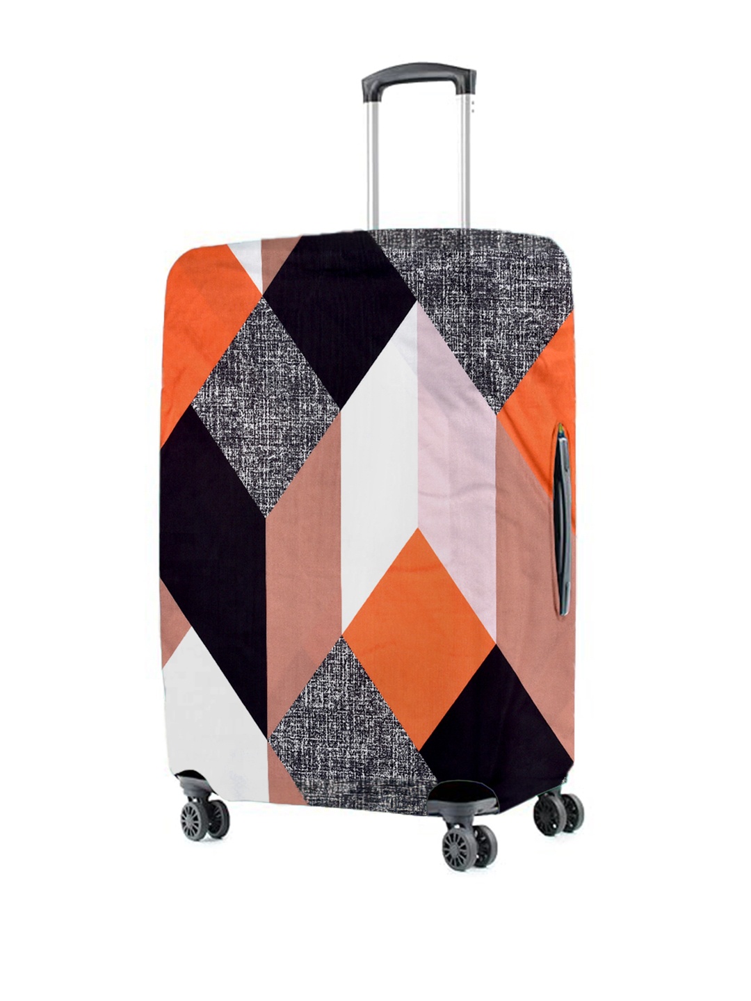 

Cortina Orange & White Printed Protective Small Trolley Bag Cover