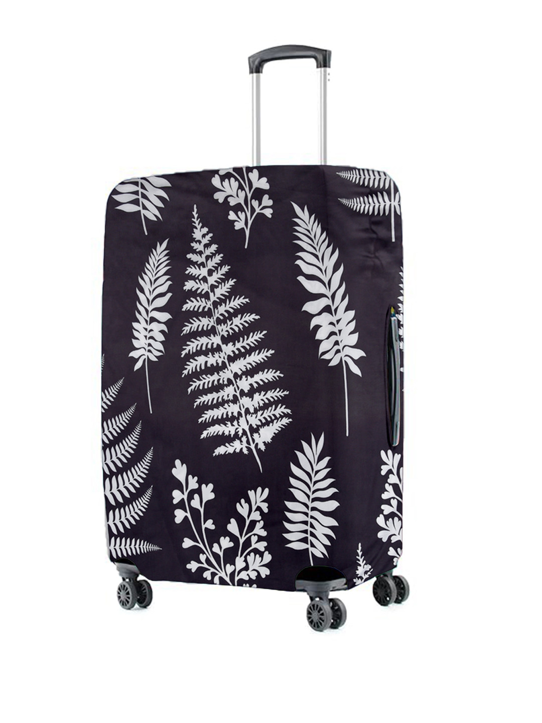 

Cortina Navy Blue & White Printed Protective Large Trolley Bag Cover