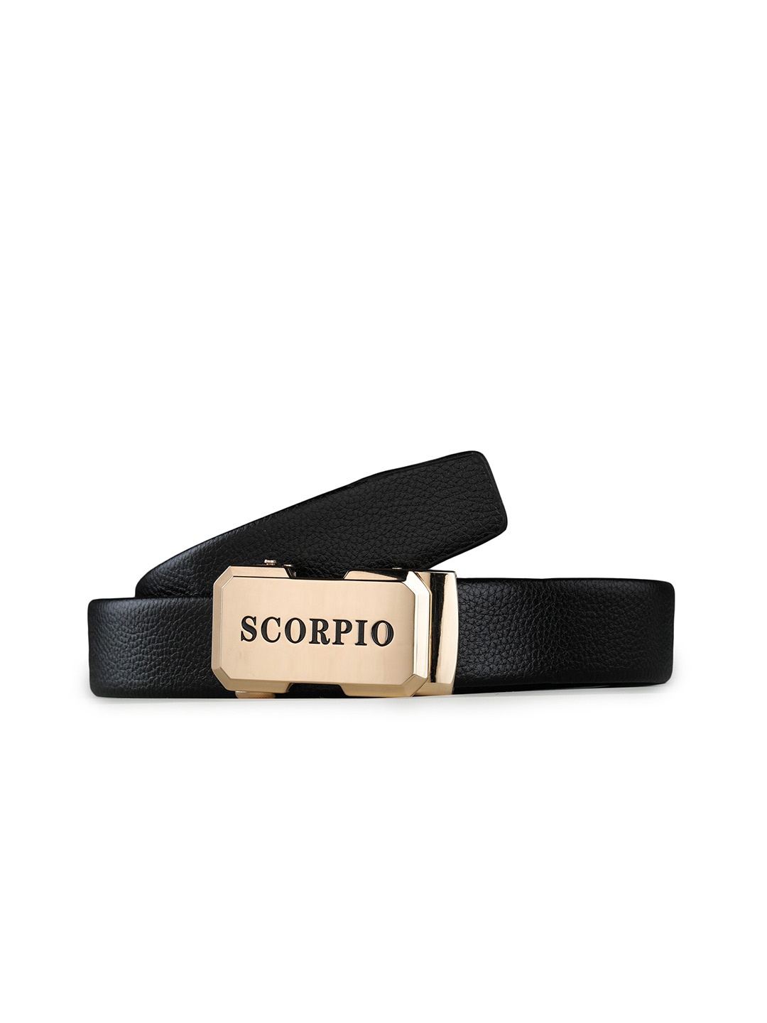 

Kastner Men Black Solid Scorpio Belt