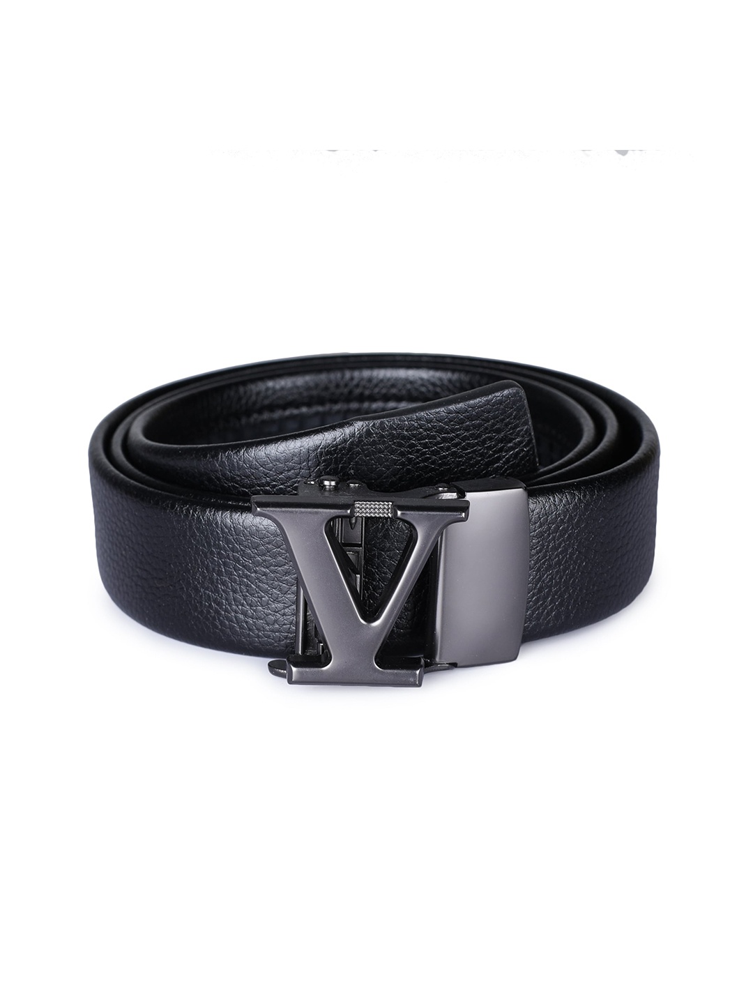 

Kastner Men Black Solid Y Buckle Belt