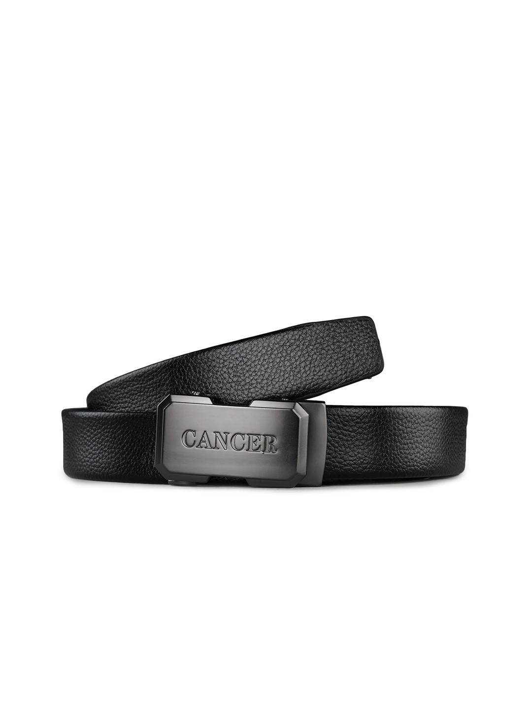 

Kastner Men Black Solid Capricorn Buckle Belt