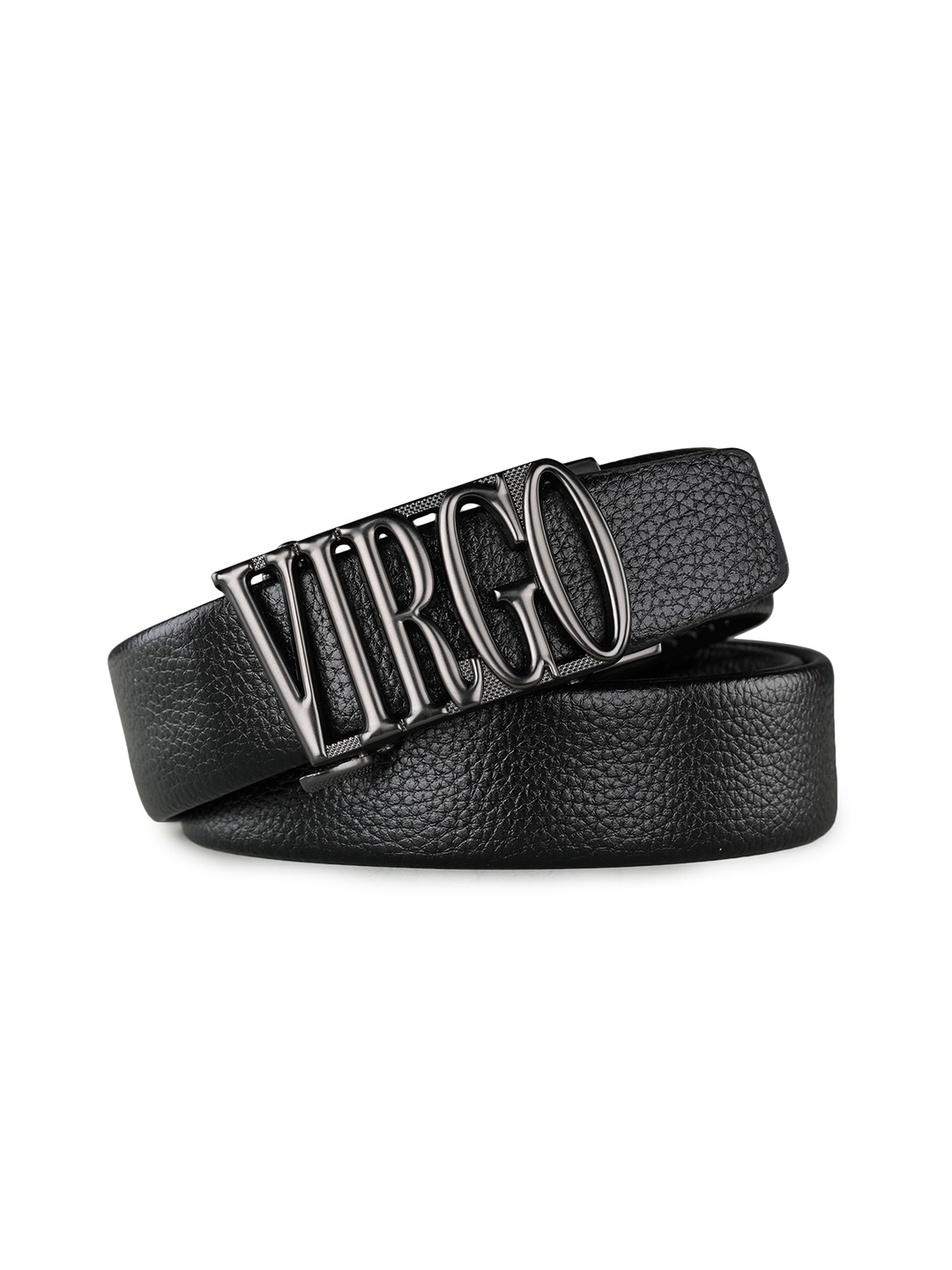 

Kastner Men Black Solid Virgo Buckle Belt