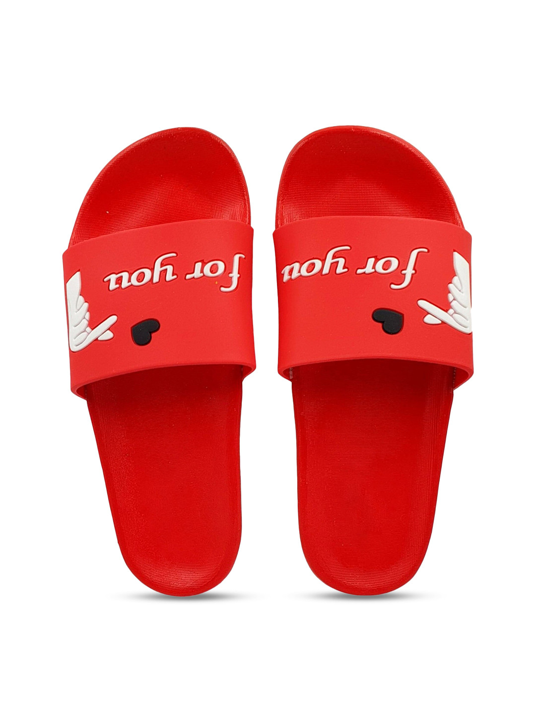 

Pampy Angel Women Red Printed Water Resistant Sliders