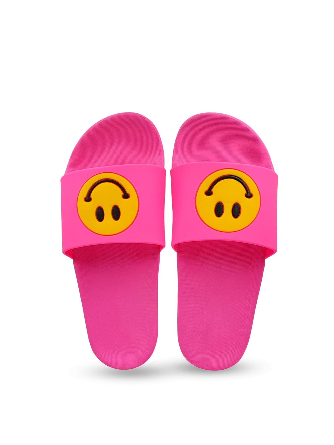 

Pampy Angel Women Pink & Yellow Printed Water Resistant Sliders