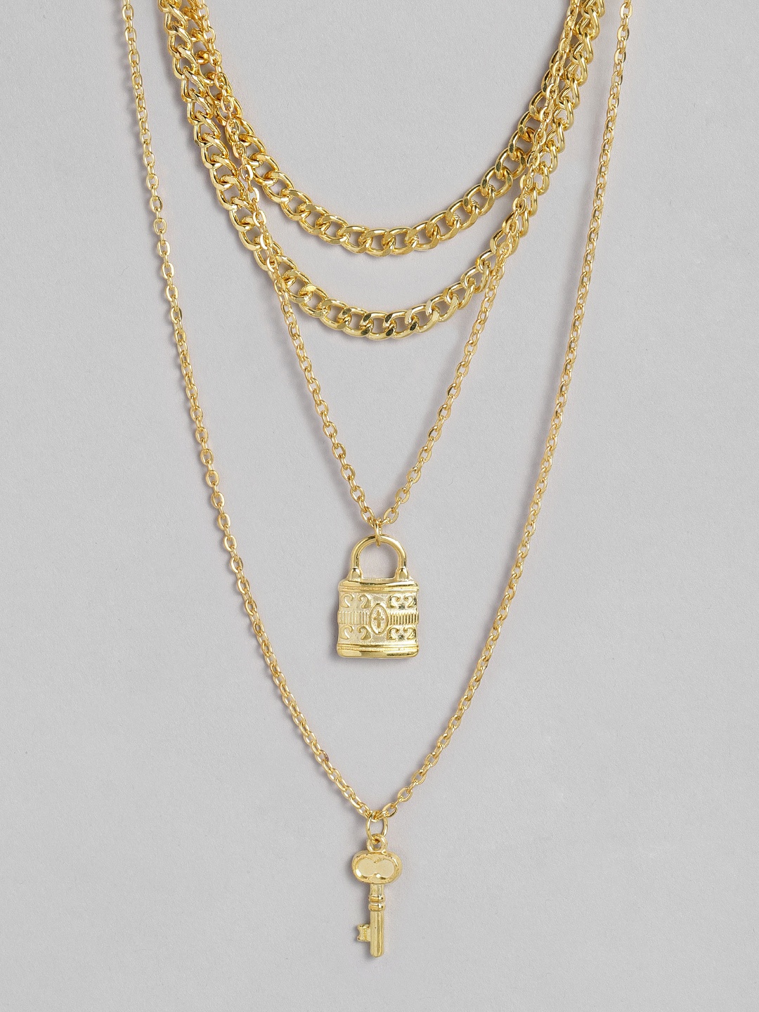 

justpeachy Gold-Plated Layered Chain