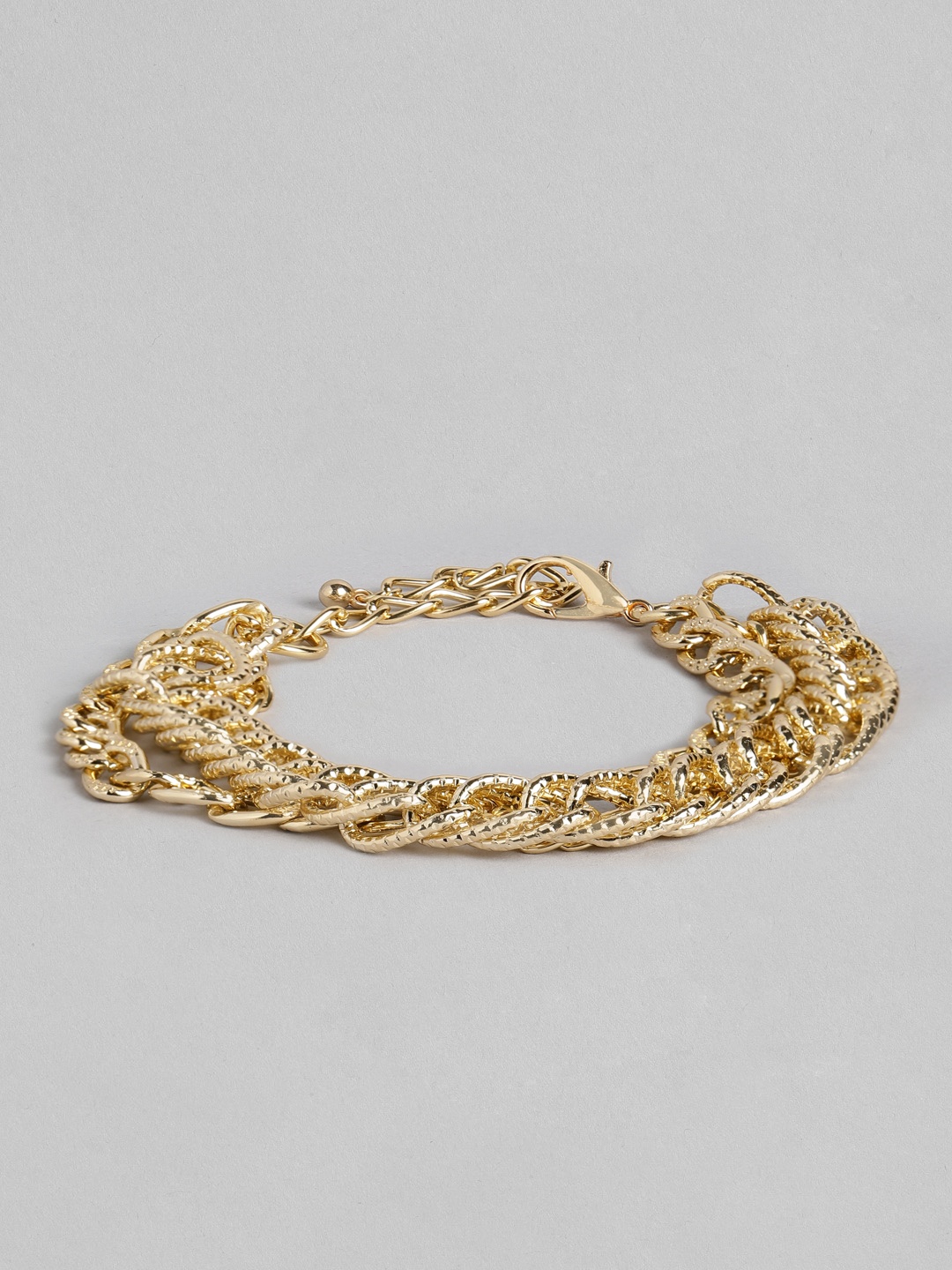 

justpeachy Women Gold-Plated Chain Bracelet