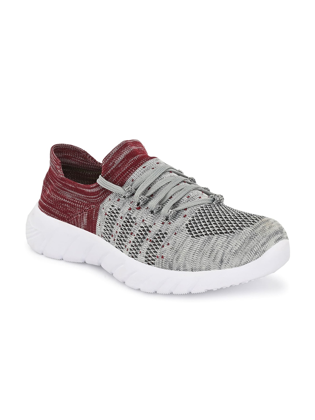 

El Paso Men Grey & Red Running Shoes