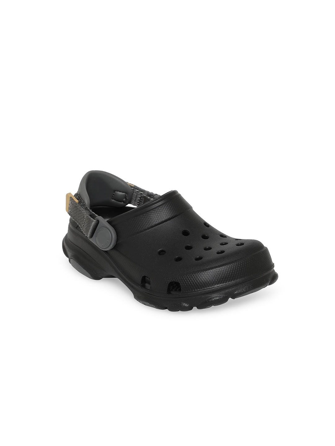 

Crocs Classic Boys Black Grey Lightweight Clogs
