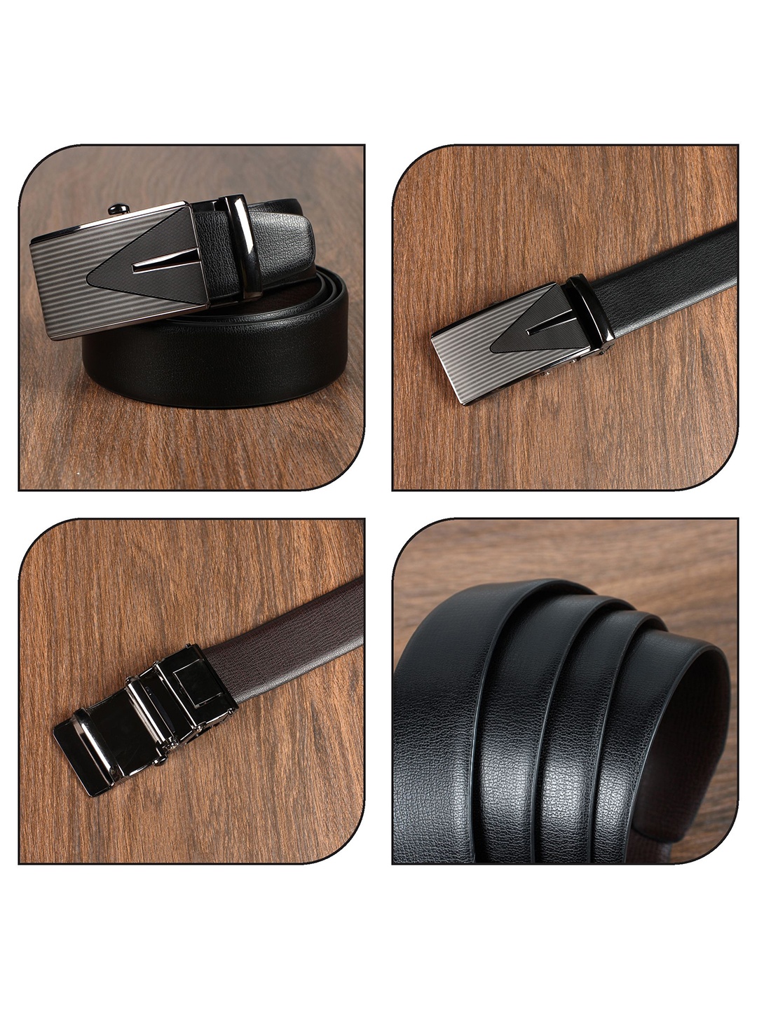 

Kastner Men Black Solid Belt