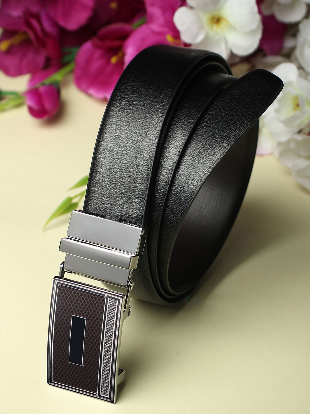 

Kastner Men Black Solid Belt