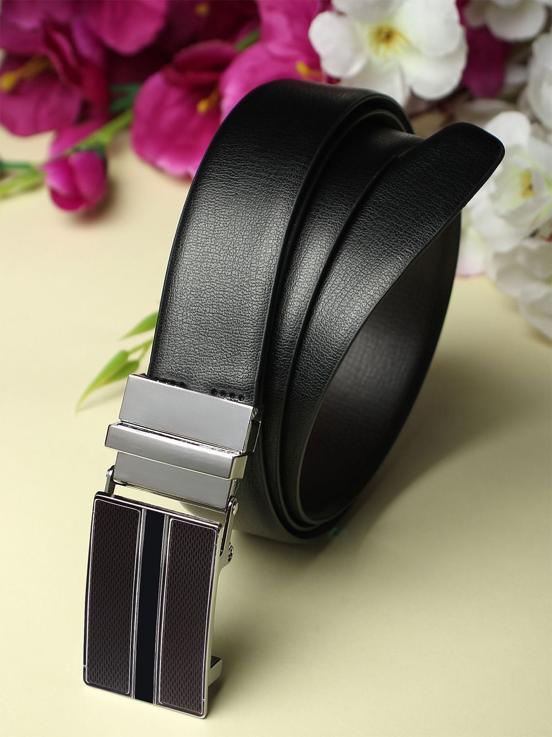 

Kastner Men Black Solid Belt