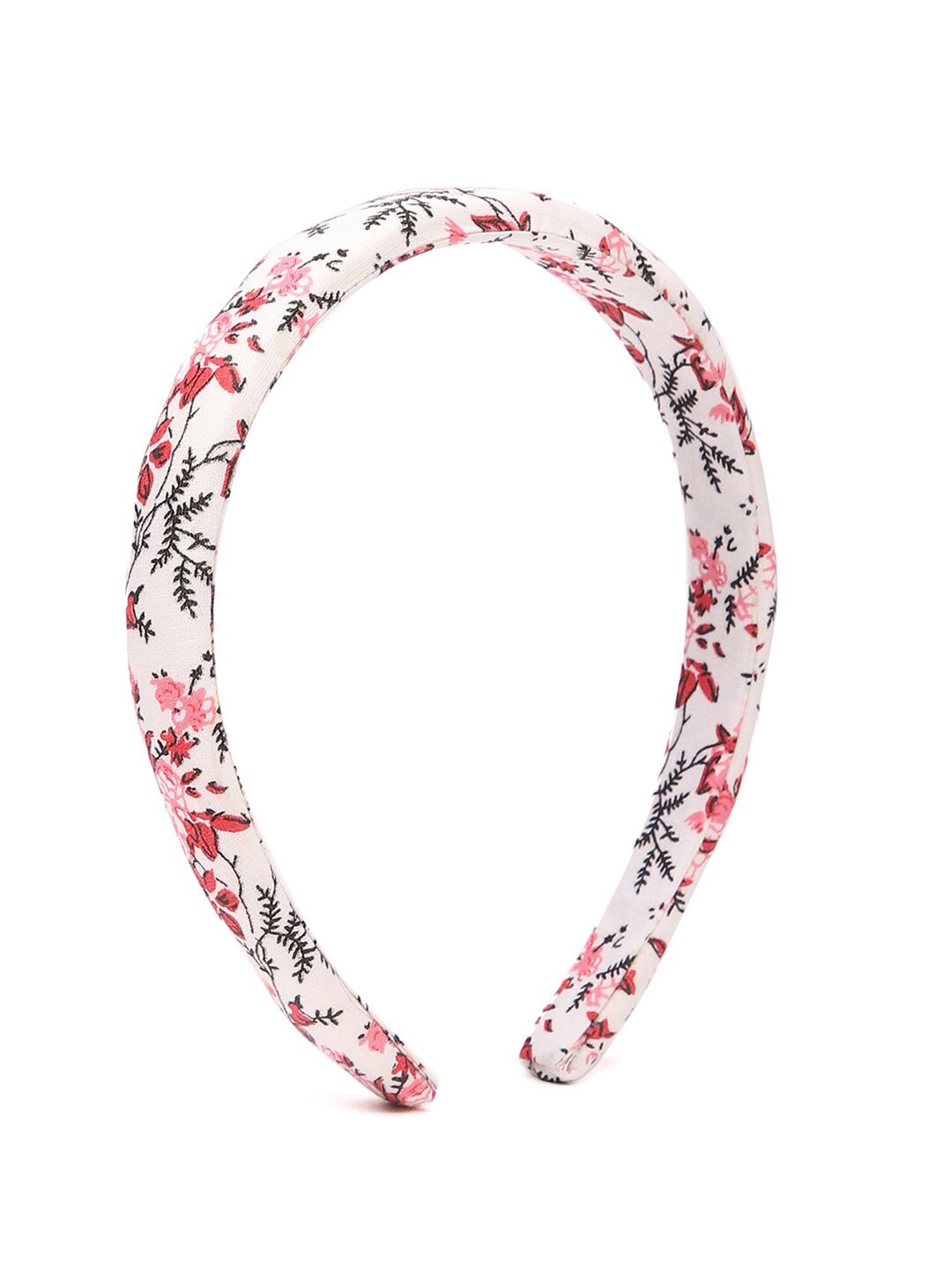 

FOREVER 21 White Floral Cushion Headband