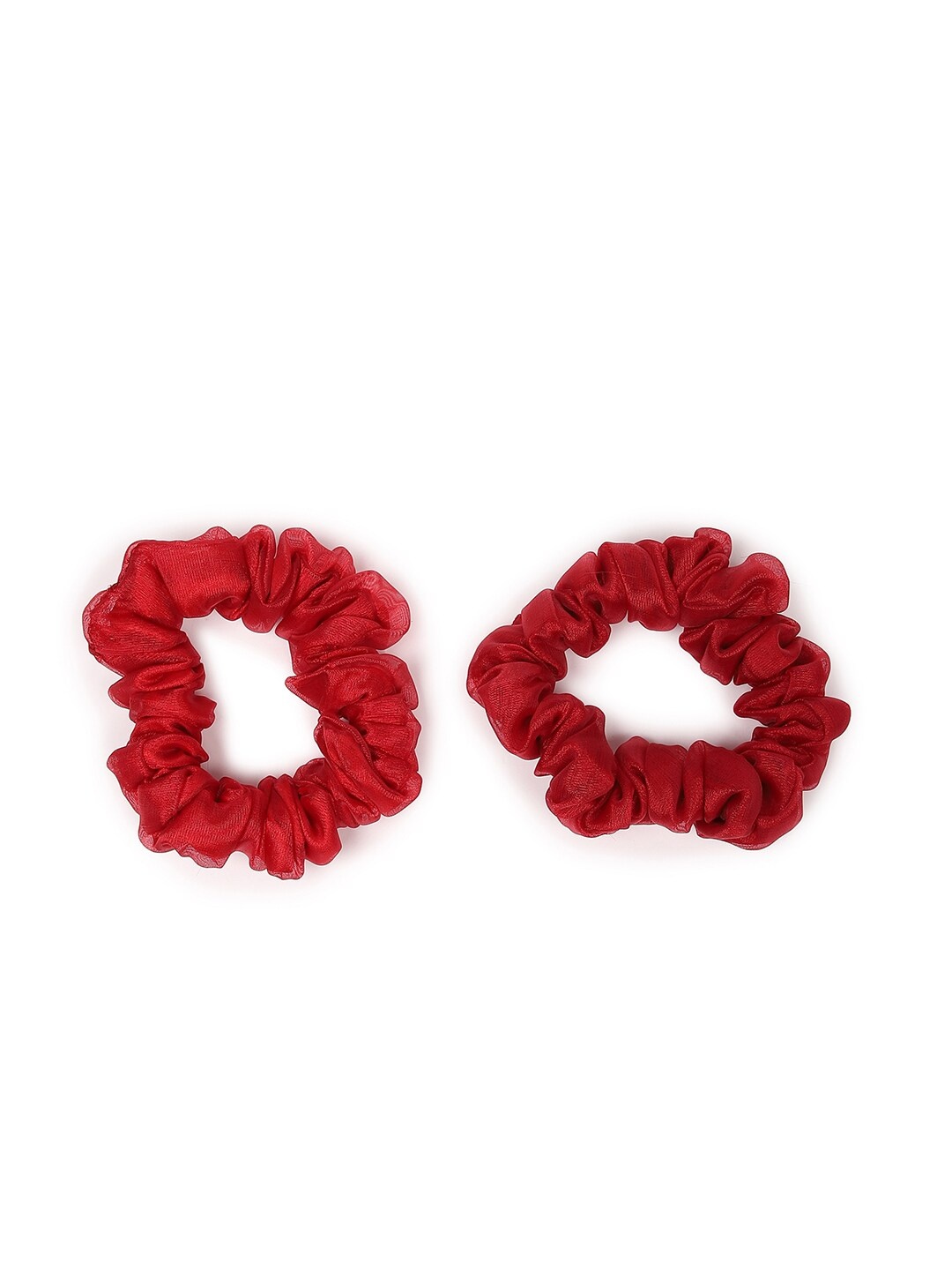 

FOREVER 21 Women Red Set of 2 Ponytail Holders