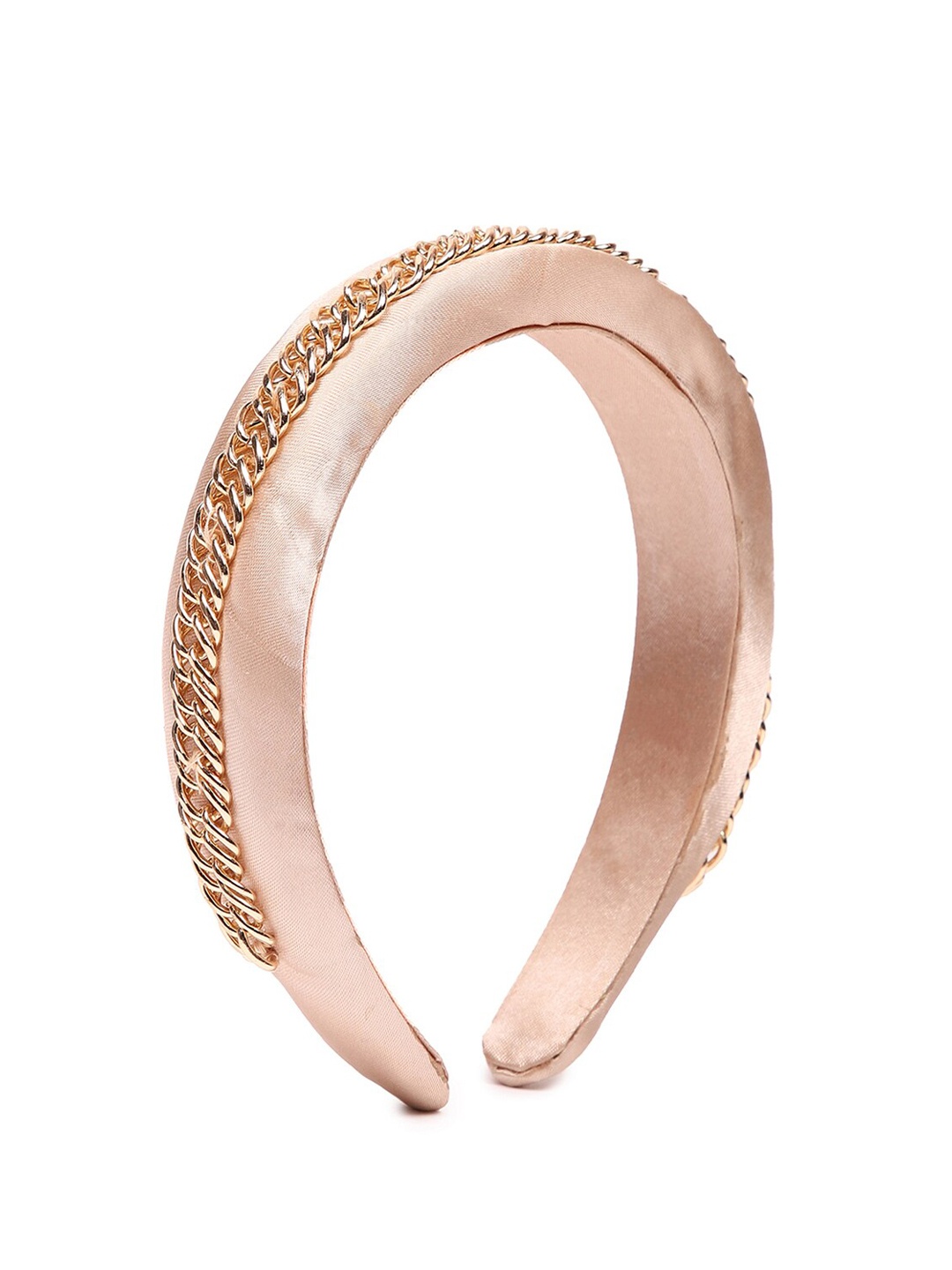 

FOREVER 21 Women Pink & Gold-Toned Embellished Hairband