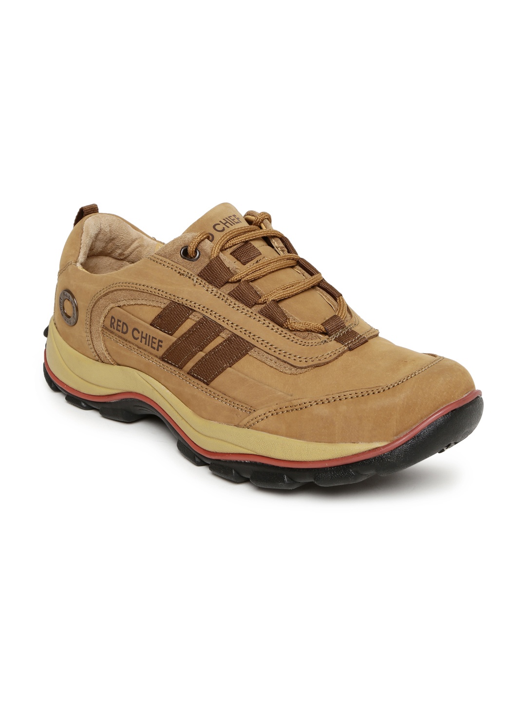 

Red Chief Men Brown Leather Sneakers