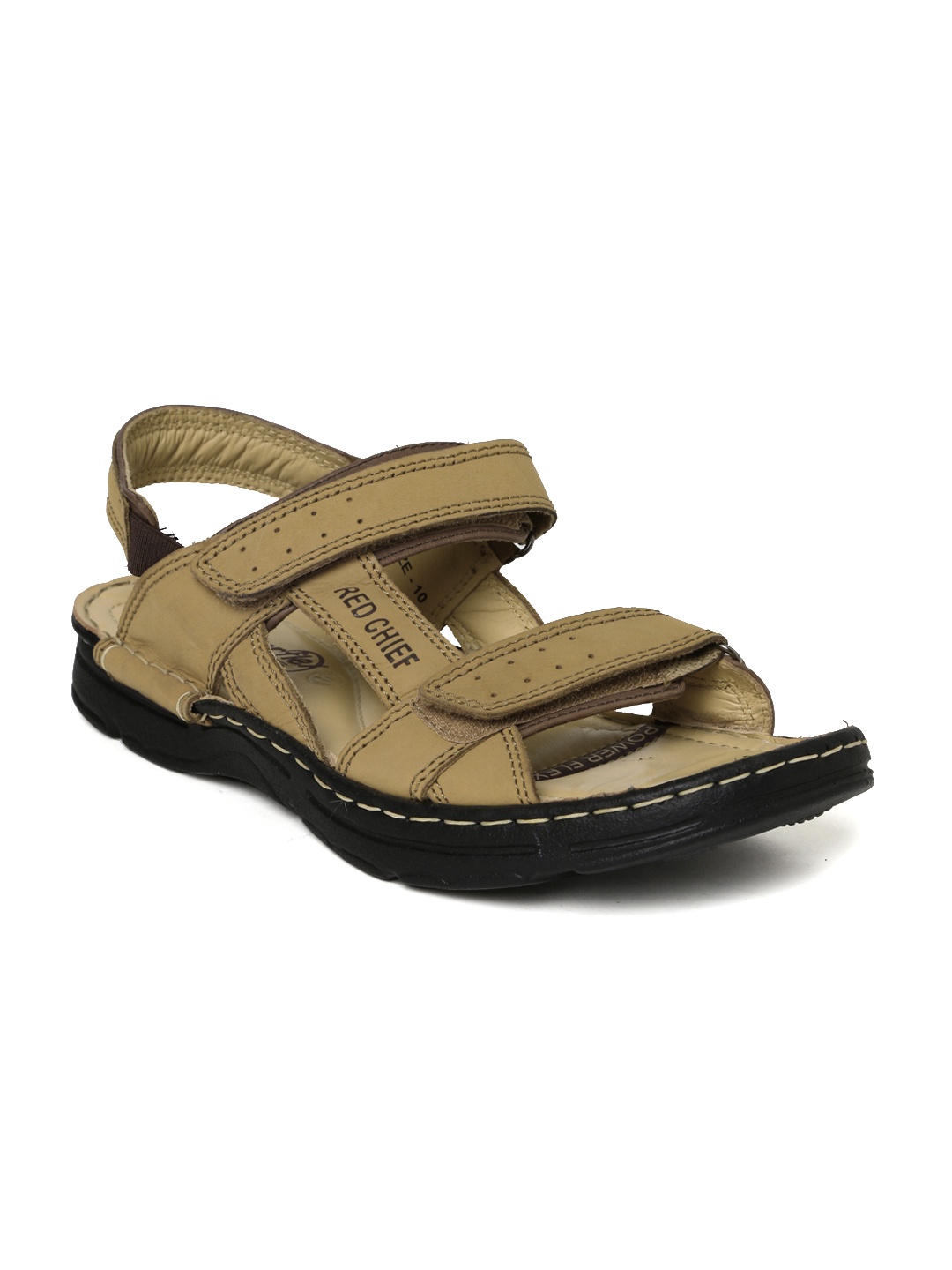 

Red Chief Men Brown Leather Sandals