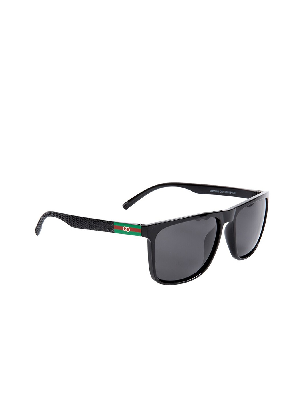 

GIO COLLECTION Men Grey Wayfarer Sunglasses with UV Protected Lens GM10002C02