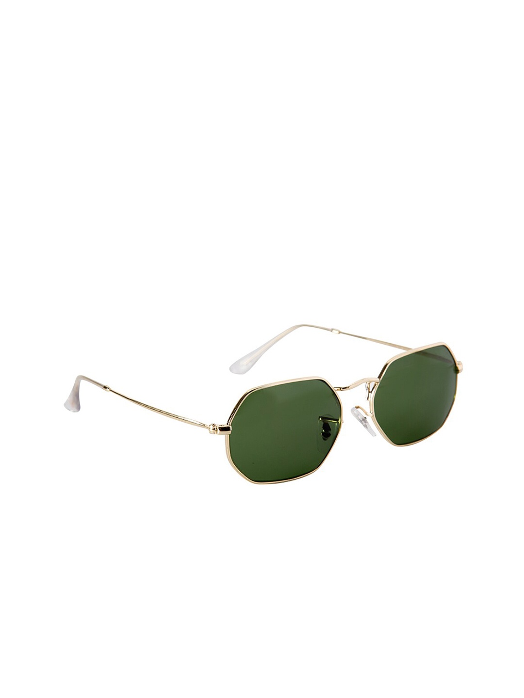 

GIO COLLECTION Unisex Green Lens & Gold-Toned Other Sunglasses GM3556C01
