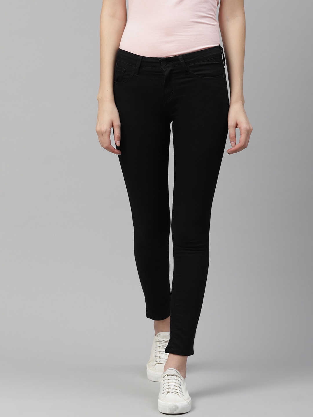 

SPYKAR Women Black Alicia Super Skinny Fit Low-Rise Stretchable Jeans
