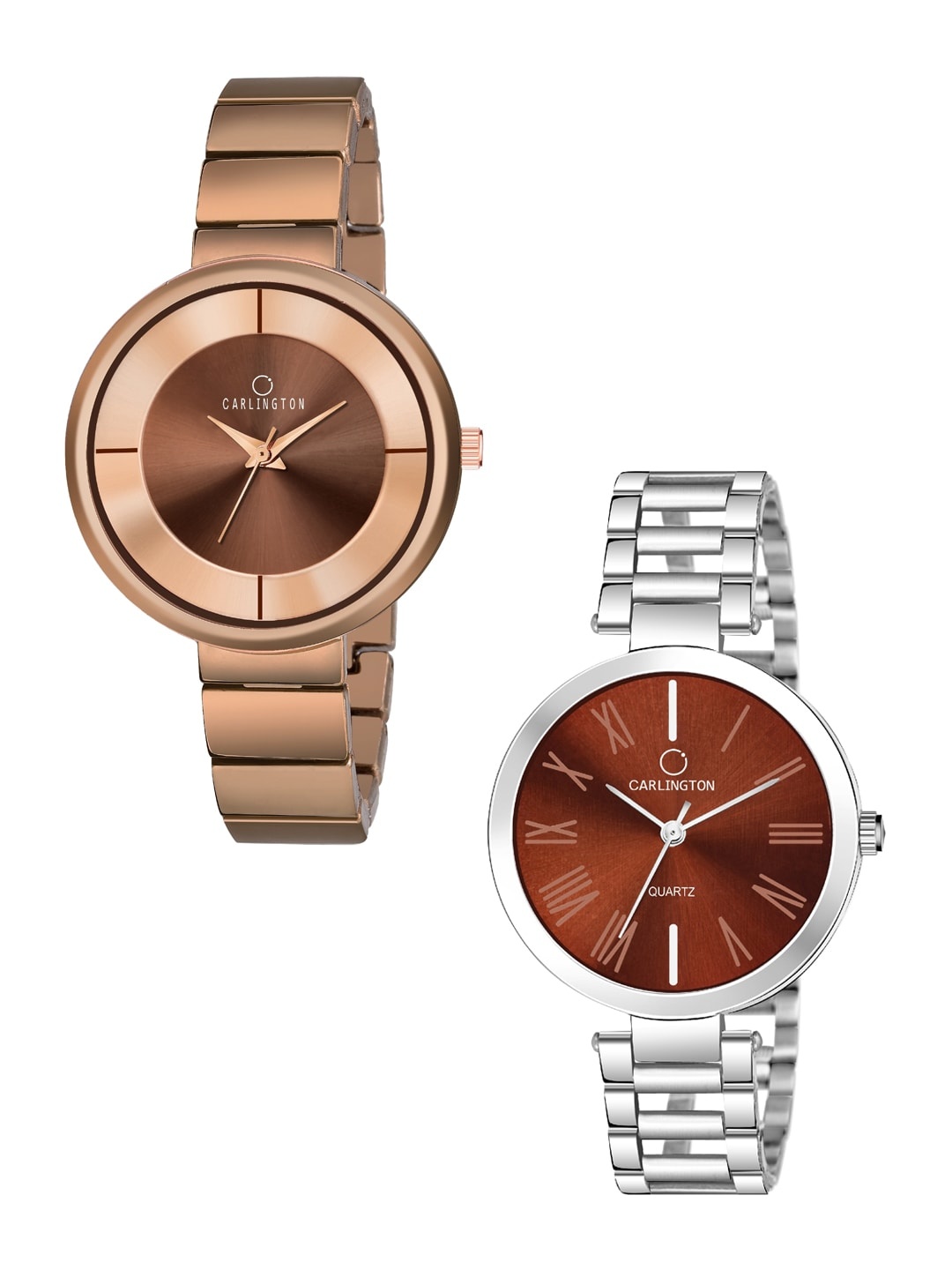 

CARLINGTON Unisex Brown Analogue Watch