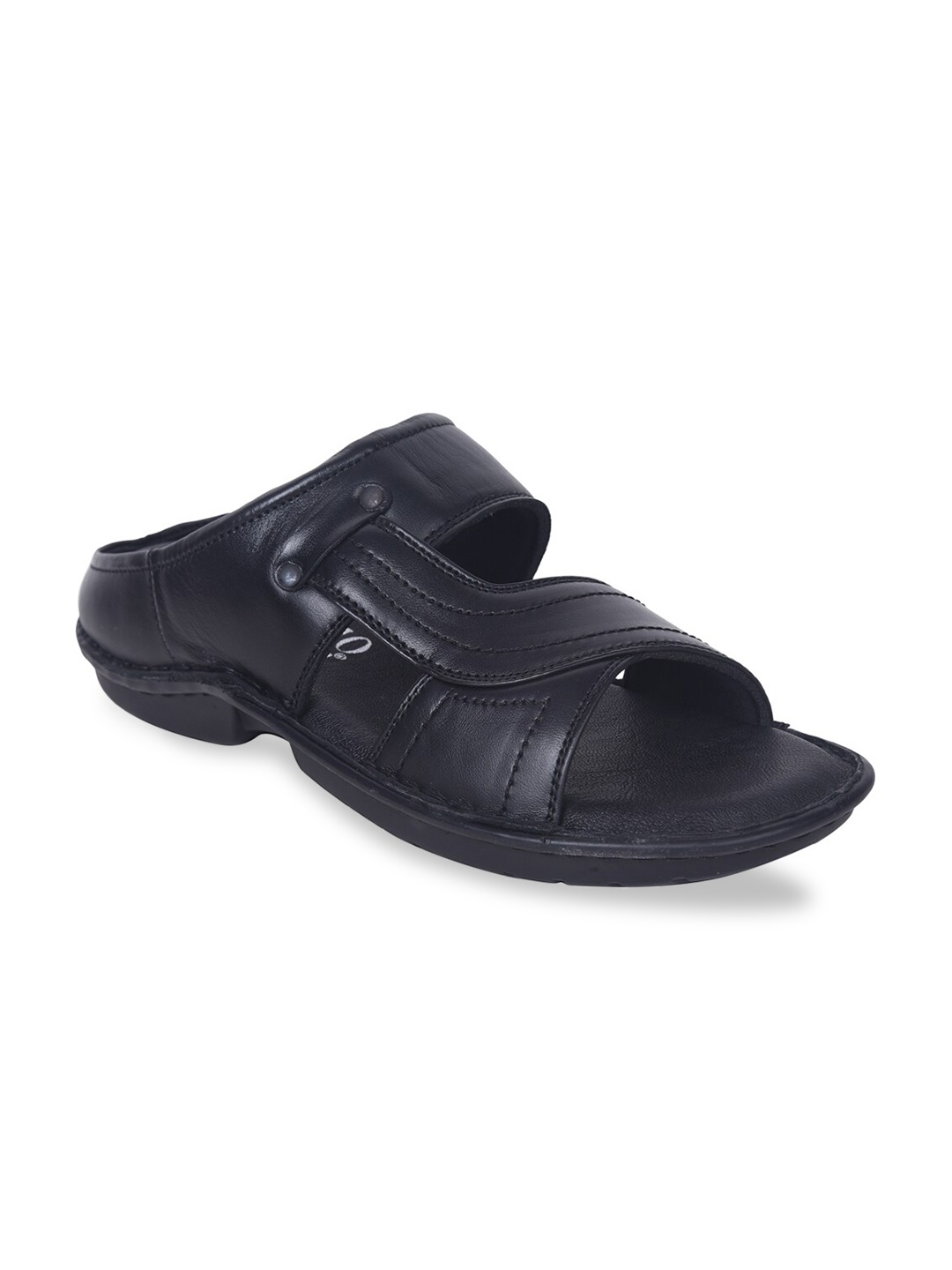 

Ajanta Men Black Comfort Sandals