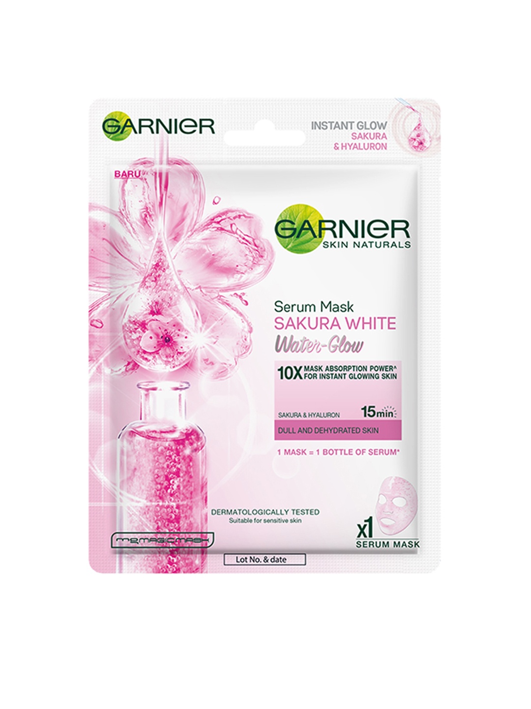 

Garnier Sakura White Glass Skin Face Sheet Mask