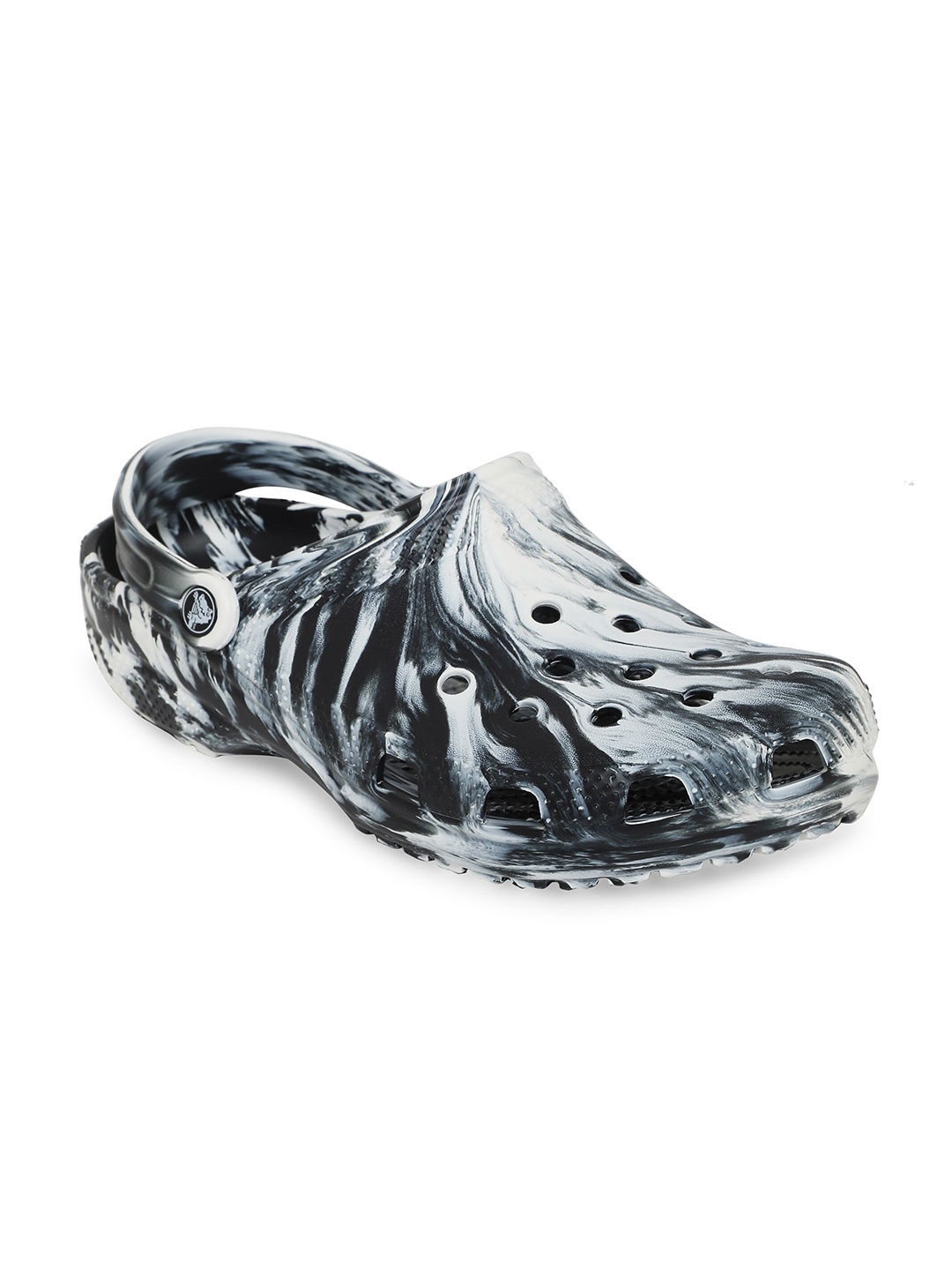 

Crocs Classic Marbled Clog, Black