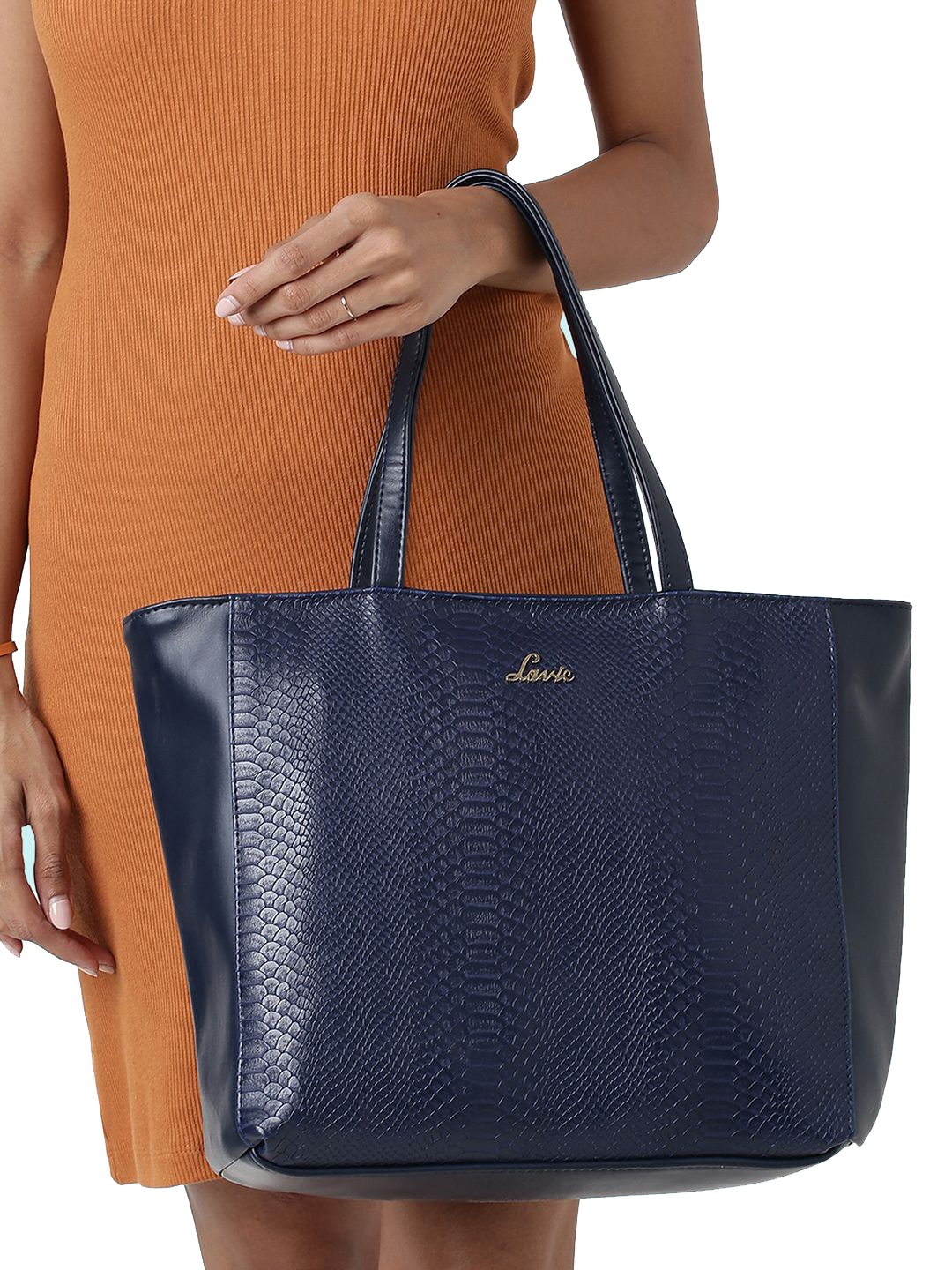 

Lavie Sandria Women Navy Blue Laptop Bag