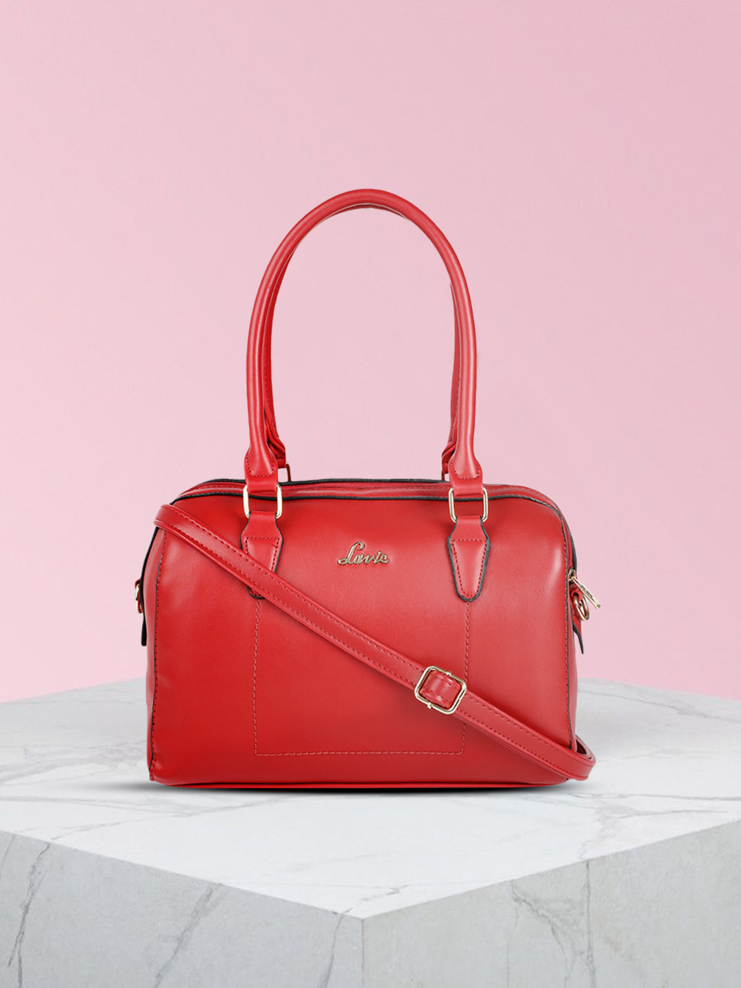 

Lavie Almaty Women Red Medium Box Bag