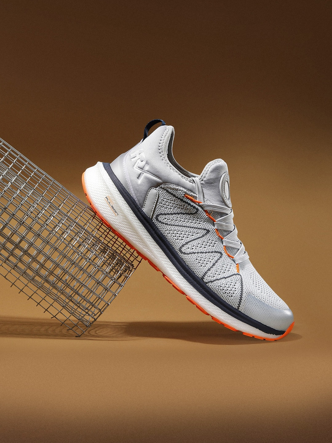 

HRX by Hrithik Roshan Men Grey Woven Design PROPULSION Running Shoes