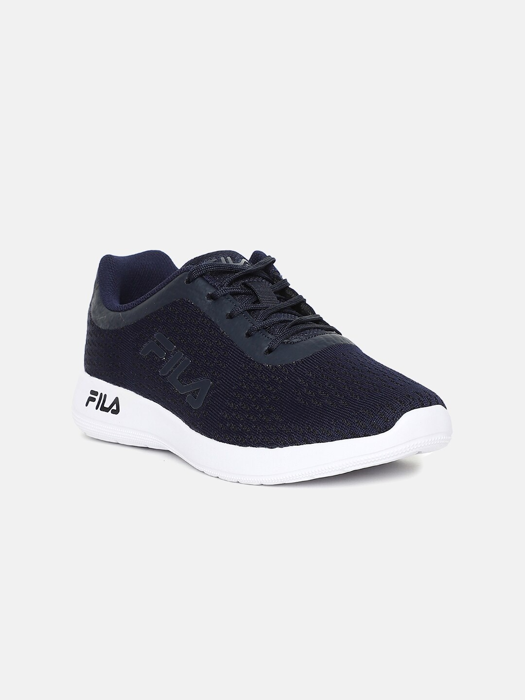 

FILA Men Navy Blue Mesh Running Shoes