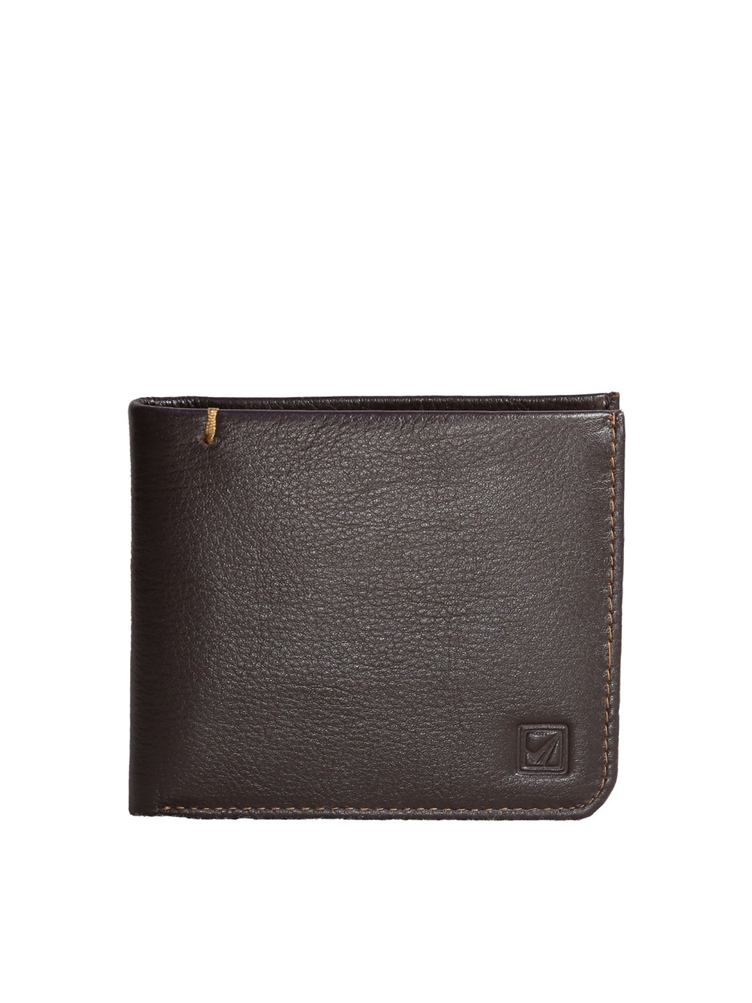 

Style SHOES Men Black & Tan Textured Two Fold Wallet