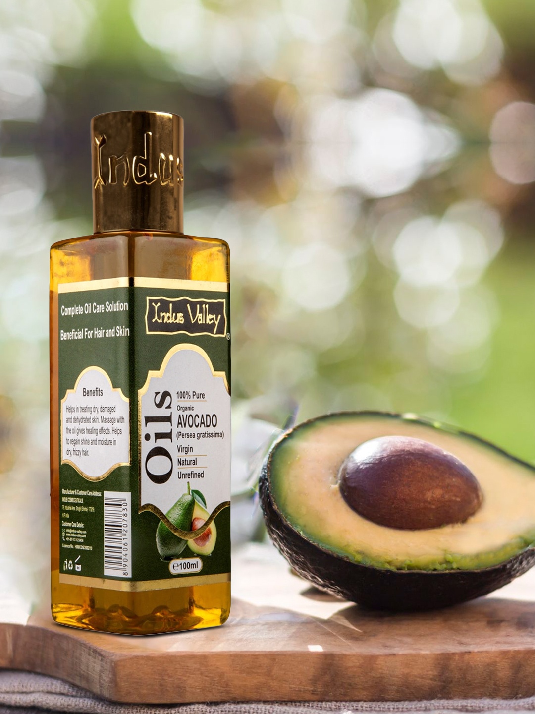 

Indus Valley Unisex Green Avocado Massage Oil