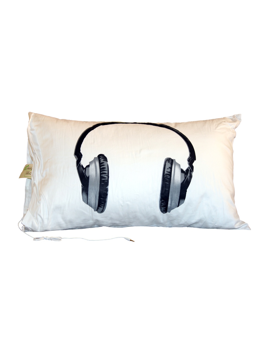 

Recron Certified Off-White Single Printed Fibre Sleep Pillow