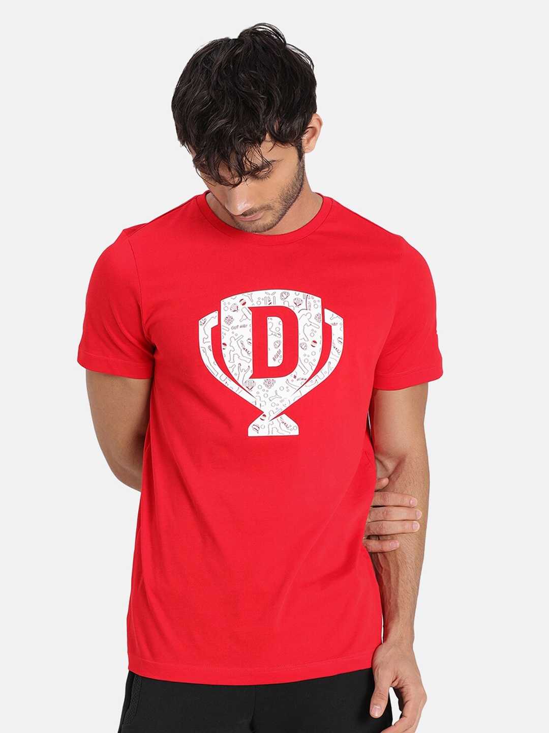 

Puma Men Red Dream11 Cotton T-shirt