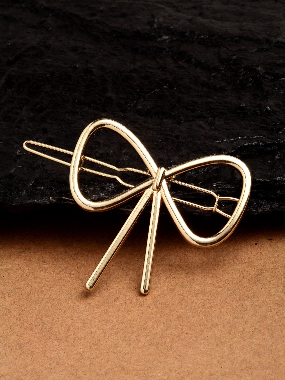 

Ferosh Gold-Toned Bow Embellished Bobby Pins