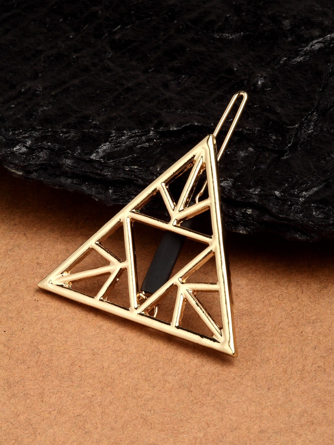 

Ferosh Gold-Toned Ancient triangle Hairpin