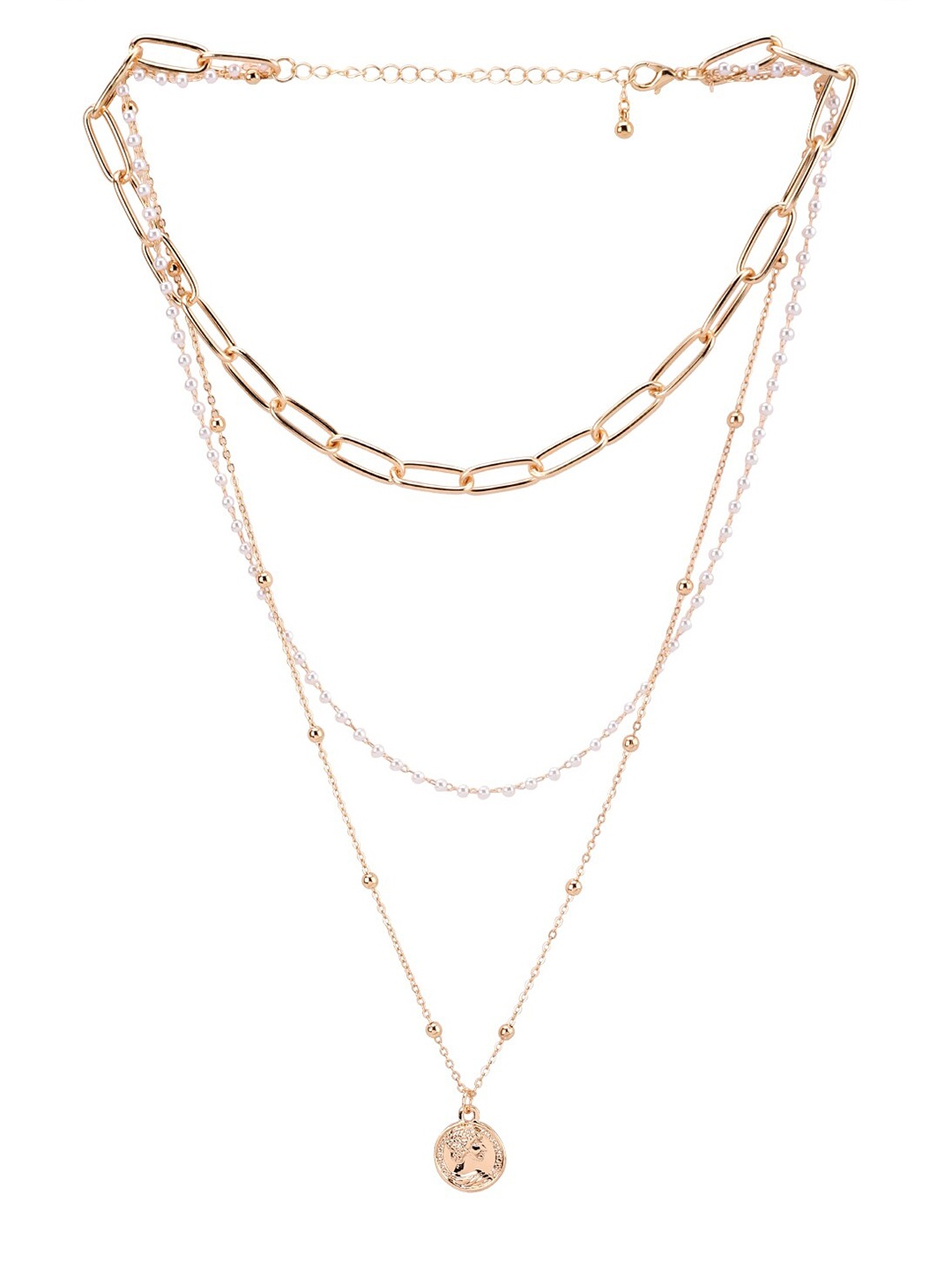 

Kazo Gold-Toned Brass Layered Necklace