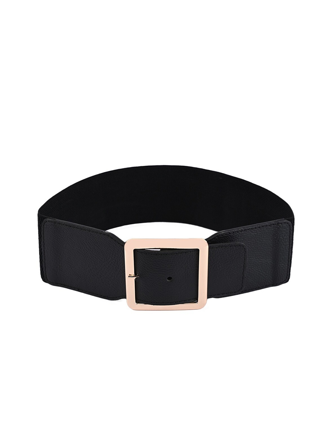 

BuckleUp Women Black Textured Belt