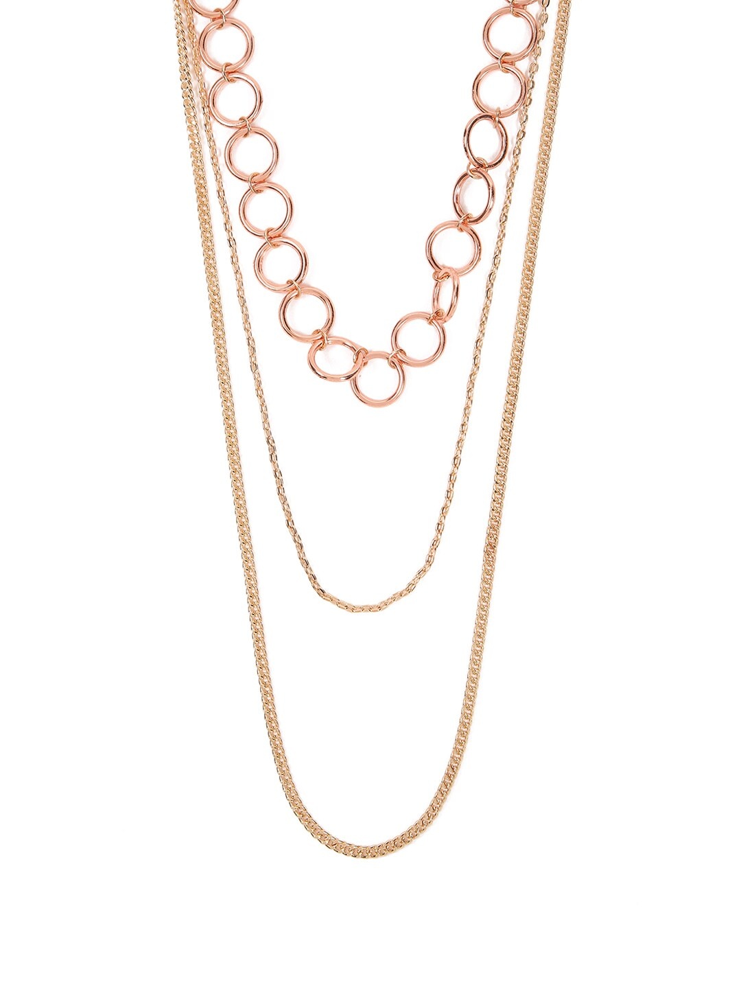 

FOREVER 21 Gold-Toned Metal Layered Necklace