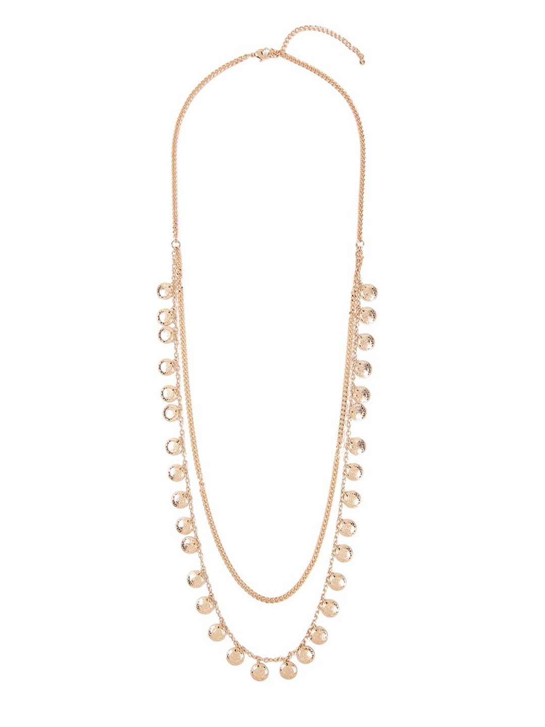 

FOREVER 21 Gold-Toned Metal Layered Necklace