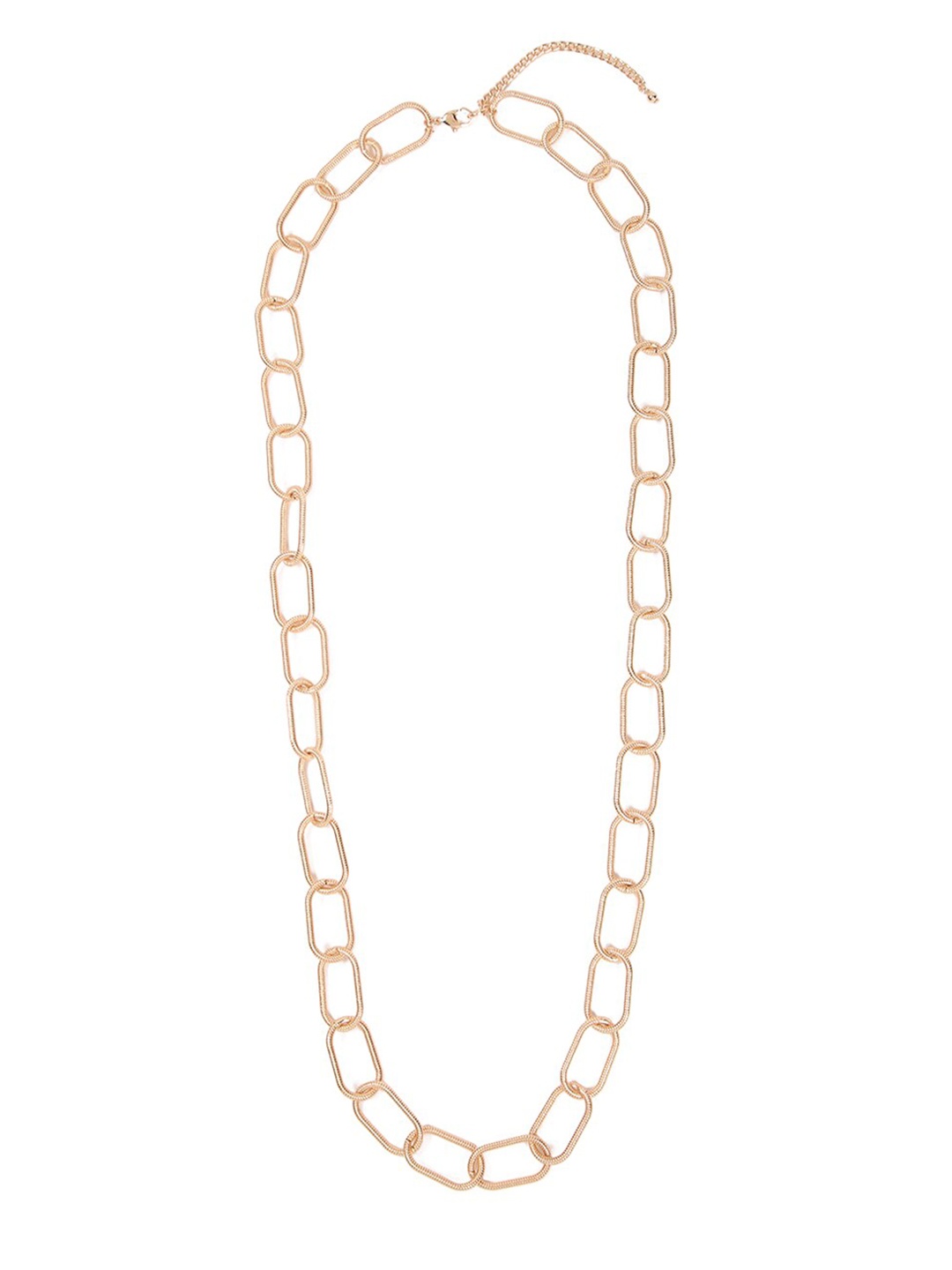 

FOREVER 21 Gold-Toned Metal Loop Chain Necklace