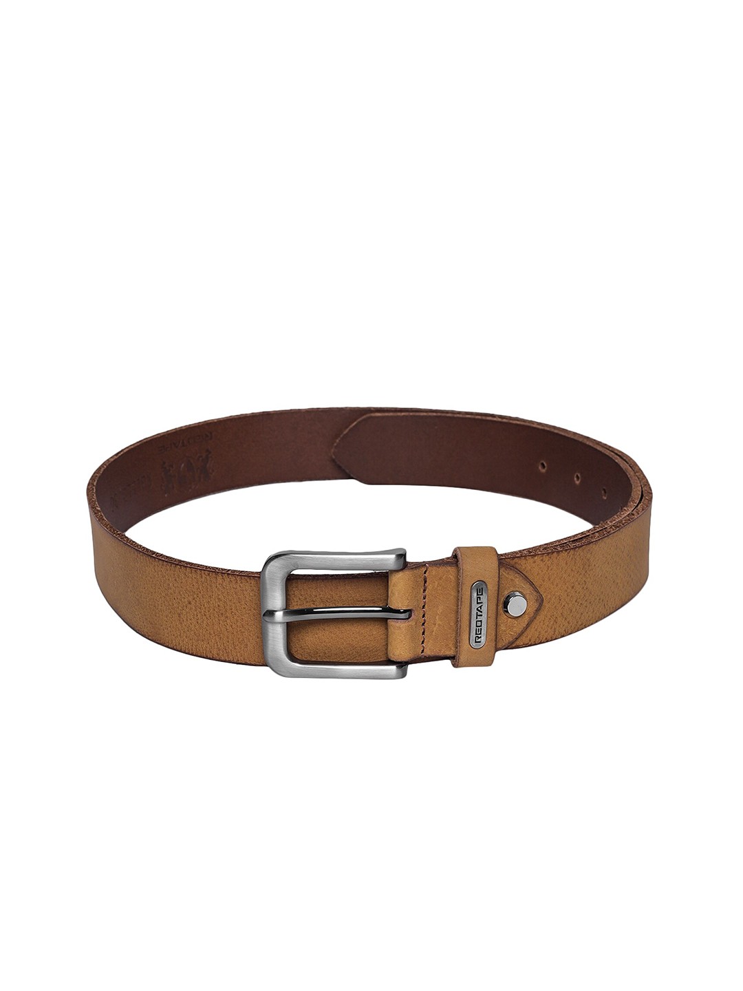 

Red Tape Men Tan Textured Belt